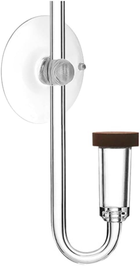 DONGKER CO2 Diffuser,Acrylic Nano CO2 Reactor Diffuser with Suction Cup for Aquarium Planted Fish Tank