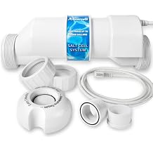 XtremepowerUS Salt Cell Plate Chlorination for In-Ground Pools up to 40,000 Gallons Build-in Temp Sensor Compatible with Hayward W3AQR3, BLH20-AY
