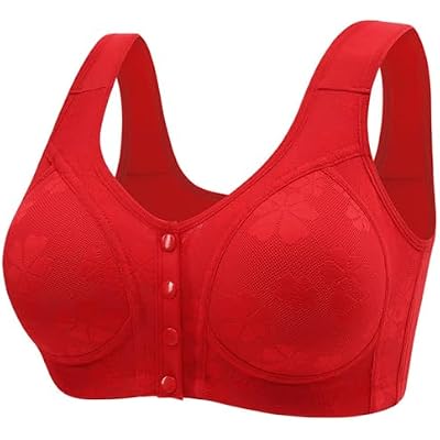 Daisy Bras for Older Women 2025 Comfy Convenient Front Closure Bra Full Support No Underwire Bras