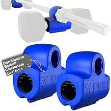 Dumbbell Barbell Converter - Dumbbell Converter Home Gym Equipment, for 1" Standard Bars, Up to 250lb Capacity Barbell Adapters- Versatile Weight Lifting Set, Suitable for Men and Women