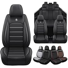 Seat Covers Custom Fit for Infiniti QX60 2014-2026, 7 Seat, Compatible Airbag Non-Slip Waterproof Leather Seat Cover, Luxury Interior Car Seat Covers Full Set, Black
