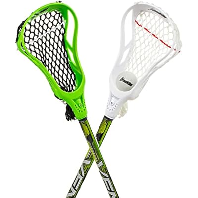 Franklin Sports Future Champs 2 Player Youth Lacrosse Sticks  Ball Set - Kids 32 Inch Beginner Backyard Practice Lax Sticks  Lightweight Soft Lacrosse Ball - Toy Kids Lax Set