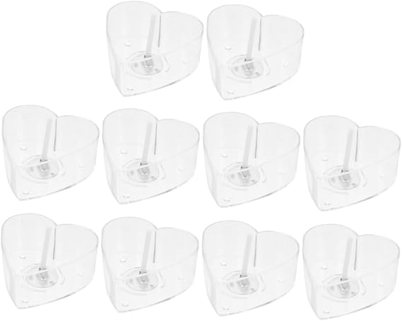 LIGHTAOTAO Heart Shape Candle Wick Accessory Set for Candle Making with Plastic and Aluminum Containers for Holiday and Thanksgiving DIY Crafts