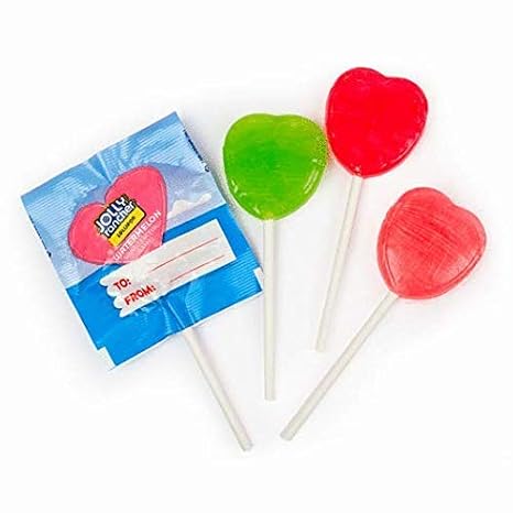 Mother's Day Heart Lollipops Candy (65 Pieces) bag - To and From Exchange - Assorted Flavors