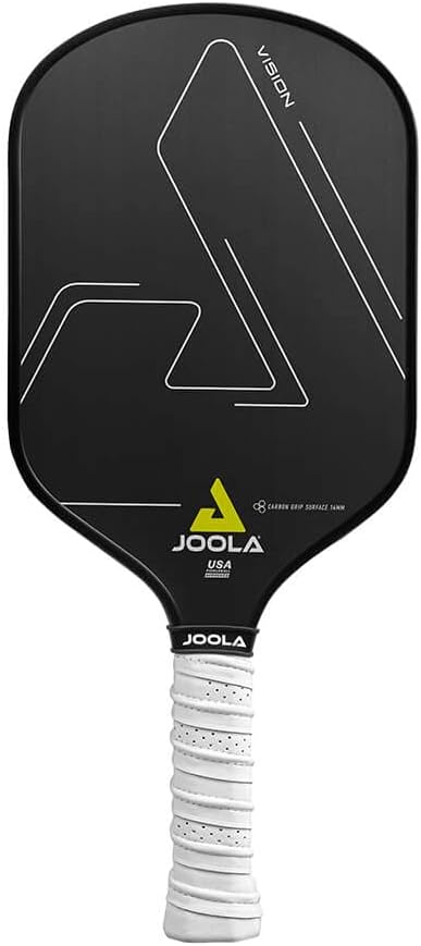 Joola Vision Pickleball Paddle with Textured Carbon Grip Surface Technology for Maximum Spin and Control with Added Power - Polypropylene Honeycomb Core Pickleball Racket