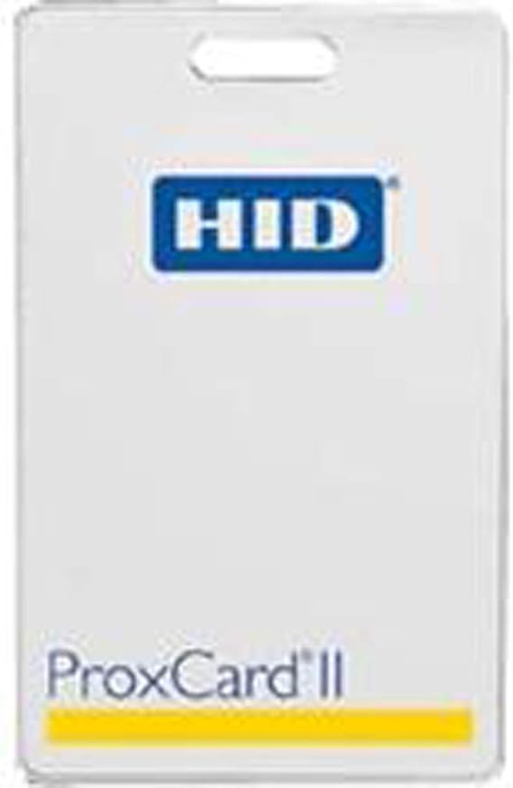 HID 1326LSSMV Proximity ProxCard II Clamshell Card (100 Pack)