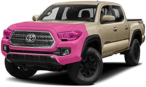 Paint Protection Film Clear Bra PPF Pre-Cut Decal kit Compatible with Most Makes and Models (Hood Strip and Front Bumper)