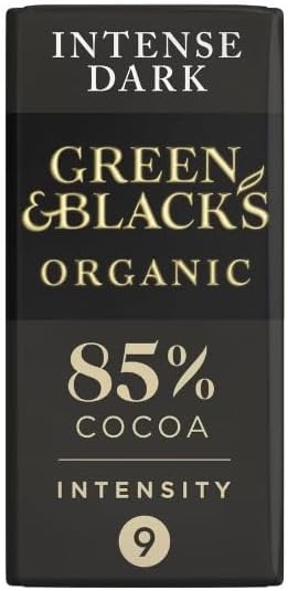 3 x Green & Black's Organic 85% Dark Chocolate Bar 90g Delicious Tasty And Twisty Treat Gift Hamper For Birthday,Christmas,Easter Sold By Kidzbuzz