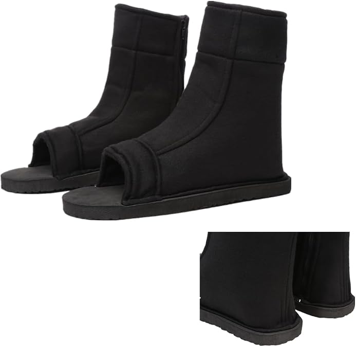 Anime Cosplay Black Shoes Adult Accessory Shoes Halloween Accessories