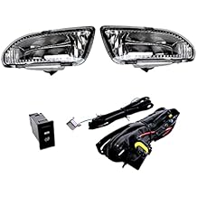 Fog Light Kit, Halogen Fog Light Kit Compatible with Toyota Hilux Ute D4D Tiger Mk5 4WD 2001-2005, w/Harness