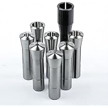 8 Pc. R8 Collet Set Fractional 1/8" to 1" High Precision for Bridgeport