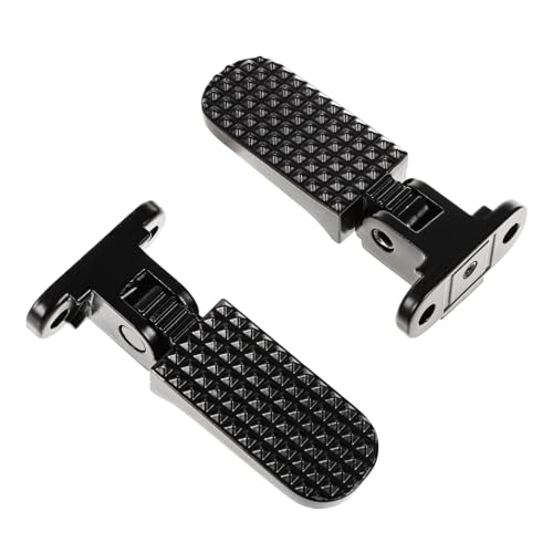 Addmotor Bike Foot Pegs Thicken Rear Foot Pedal Bike Footrest Stainless Steel for for Addmotor MOTAN M-60, M-60 L7R7M-70, M-66 fat tire cruiser bike, 1 PairBlack