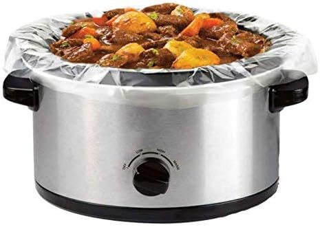 30 Count Large Crock Pot & Slow Cooker Liners - 22x12 3 to 7 Quart Easy Clean Up Plastic Bags for Crockpot, Aluminum Cooking Trays, Pans - Non-Stick & Oven/Microwave Safe - by HomeyGear