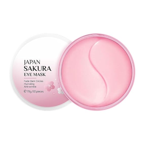 1 Box Sakura Eye Mask Soothing Lifting Firming Moisturizing Firming Eye Mask, 70g / 50 Pieces