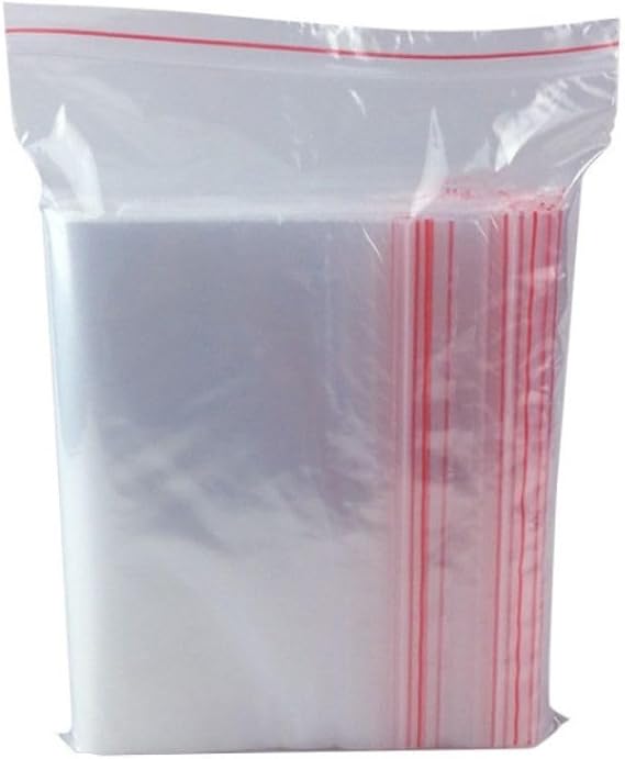 Ziplock Bag Transparent Ziplock Bag All Sizes 100 pieces (16x20 cm)