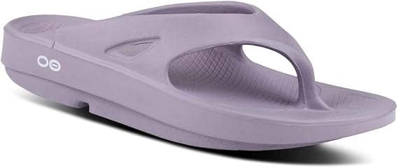 OOFOS OOahh Slide, Mauve - Mens Size 4, Womens Size 6 - Lightweight Recovery Footwear - Reduces Stress on Feet, Joints & Back - Machine Washable