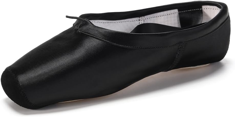 SWDZM Women Professional Satin Ballet Pointe Shoes with Toe Pads