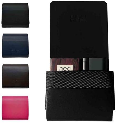 GC case compatible with glo tobacco heaters and neo sticks Hyper protective cover starter set accessories, black
