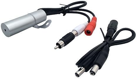 Waterproof Outdoor Omnidirectional Microphone for M7B77-POE, M7B57-WPS, M7B77-W, M7D77-POE, IP Network Surveillance Cameras, PTZ IP Cameras, and Audio Interfaces by Microseven