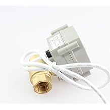 Brass Motorized Ball Valve 1/2" to 1-1/4" DC9-36V Two Way Normally Closed NPT/BSP Electrical Valve (1/2'' CR5-02)