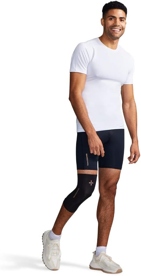Tommie Copper Unisex Core Compression Knee Sleeve - Black - 3X-Large