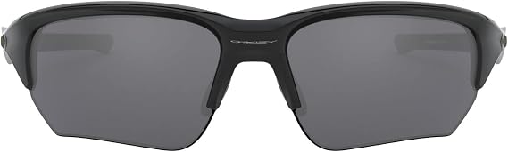 Oakley Unisex Sunglasses Matte Black Frame, Grey Lenses, 64MM
