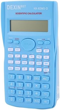 Scientific Calculator, 12 Digit Large Display Sliding Hard Cover, Calculator with Cover for School Office Business, Blue