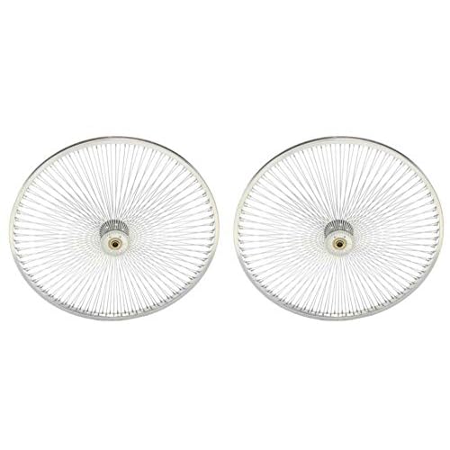 Lowrider Two Chrome 26 144 Spoke Hollow Hub Wheels for Trike.