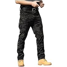 Cargo Pants for Men Relaxed Fit Ripstop Waterproof Flex Tactical Pants Outdoor Lightweight Hiking Pant with Pockets