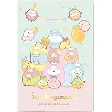 San-X Sumikko Gurashi Thread Binding Notebook, B6 (Weekly) ME67404 H 7.3 x W 5.2 x D 0.5 inches (186 x 132 x 13 mm)