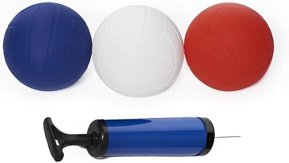 Spike Replacement Balls National Color 3-Pack with Pump