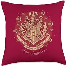 Harry Potter Hogwarts Happy Christmas Throw Pillow