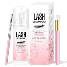 Smarxin Lash Shampoo for Eyelash Extension Removal, 50ml - Gentle, Natural Formula, Nourishing, Foaming Cleansing, Paraben & Sulfate Free