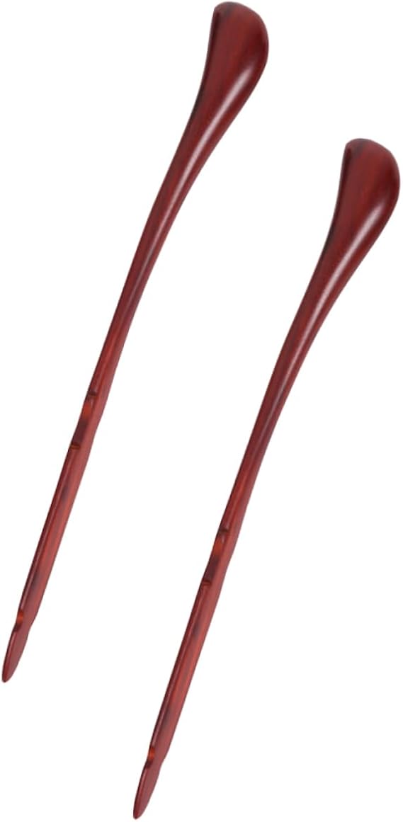 2 pcs Dulcimer Practice Hammers with Bucket Sandalwood Hammer for Dulcimer Musical Instrument Parts for Practice and Performance Easy Storage Accessory for Beginners and Professionals