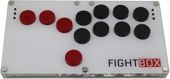FightBox B1-MINI-PS5 全ボタン レバーレス アーケード ファイト スティック ゲーム コントローラー PC/PS3/PS4/PS5 と互換性あり