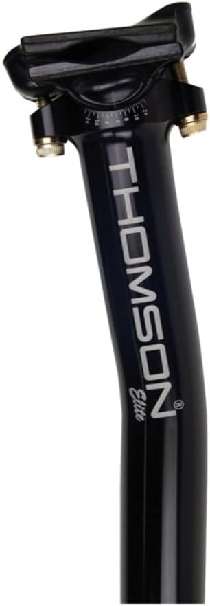 Thomson Elite Bicycle Seatpost (Setback, 31.6X367mm, Black) | bike-seat-posts-and-parts