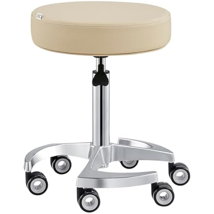 Dir Medical Stool Adjustable All Purpose Roller Stool Salon and Spa Stool Serene