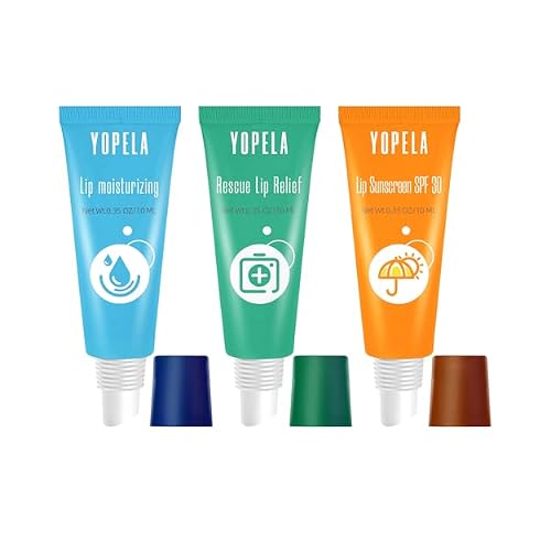 Yopela Lip Butter Balm Set 3 Pack, Lips Balm SPF 30 Sunscreen, Hydrating, Nourishing & Softening Dry Cracked Lips, Natural Lip Moisturizer for Men, Women & Kids Party Favors Gift Set