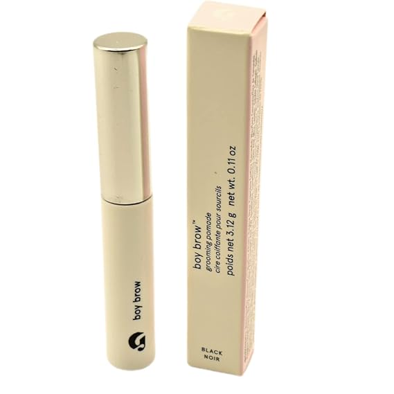 Glossier Boy Brow Volumizing Eyebrow Gel-Pomade - Black - Dark Brown-Black