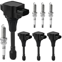 4PCS Ignition Coil Pack & Iridium Spark Plugs Compatible with 2007-2018 Nissan Altima Rogue Sentra Cube Versa Frontier NV200, Infiniti QX60 1.6L 1.8L 2.0L 2.5L L4 Replace UF549 & 9029