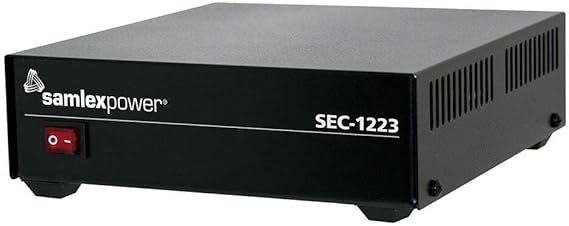 Samlex SEC-1223 Desktop 23 Amp Switching Power Supply, Advanced Switch-Mode Technology, Reliable Power with Minimum Weight and Size, Circuit Innovations Minimize Output Voltage Ripple and RFI