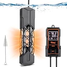 hygger Submersible Aquarium Heater 900W Fish Tank Heater with Temperature Control & Auto Off Protection for 110-250 Gallons Saltwater and Freshwater