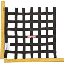 RaceQuip 726003RQP Window Net SFI 27.1-1 in Webbing - 18 in Square - Black