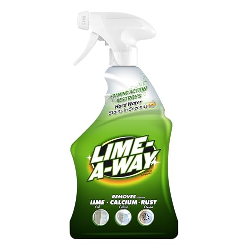 Lime-A-Way Bathroom Cleaner, 32 fl oz Bottle, Removes Lime Calcium Rust