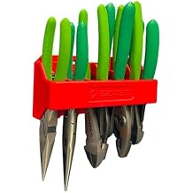 EZRED EZPH6 Magnetic Plier Holder Red, Holds 6 Pliers