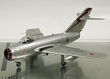 Ultimate Soldier 1/18 Scale Mig-15bis Russian AF Jet Model, Silver Metal, Cold War Jet Collectible