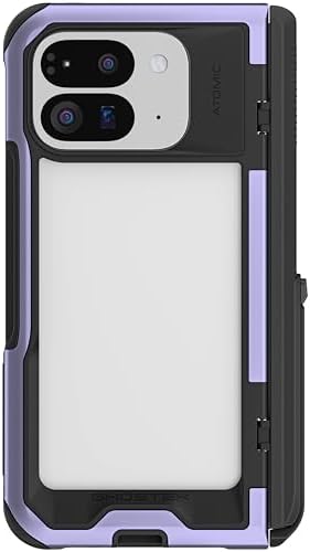 Ghostek Atomic Slim Pixel 9 Pro Fold Case with Built-in Kickstand  Hinge Protection Military Grade Metal Protective Phone Cover Designed for 2024 Google Pixel 9 Pro Fold 8 Purple