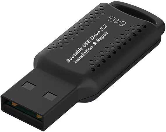 64GB Bootable USB 3.2 Driver for Windows 11/10/8.1/7/, WinPE, Password Reset, WiFi and LAN Drives, Bypass TPM Requirement, Support UEFI and Legacy, Reinstall Windows