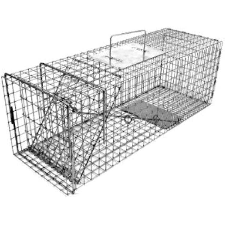 Tomahawk Live Trap - Model 106 - Original Series Rigid Live Trap with one Trap Door - 26x9x9 for Cat, Rabbit, Skunk Sized Animals