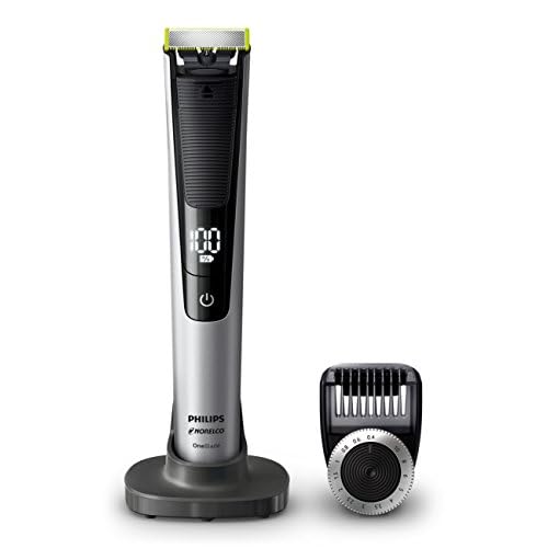 Philips Norelco, Oneblade QP652070 Pro Hybrid Electric Trimmer and Shaver, BlackSilver